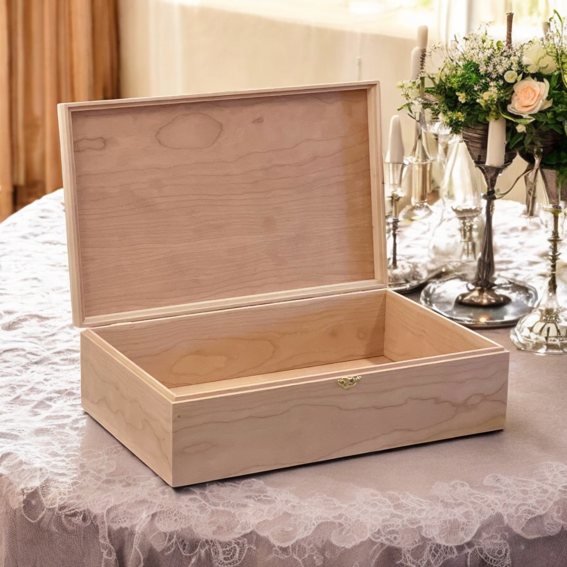 Personalized Luxury Wedding Box, Wedding Envelopes Box or Wedding Card Box, Wedding memory 2024 box, Wedding keepsake box.