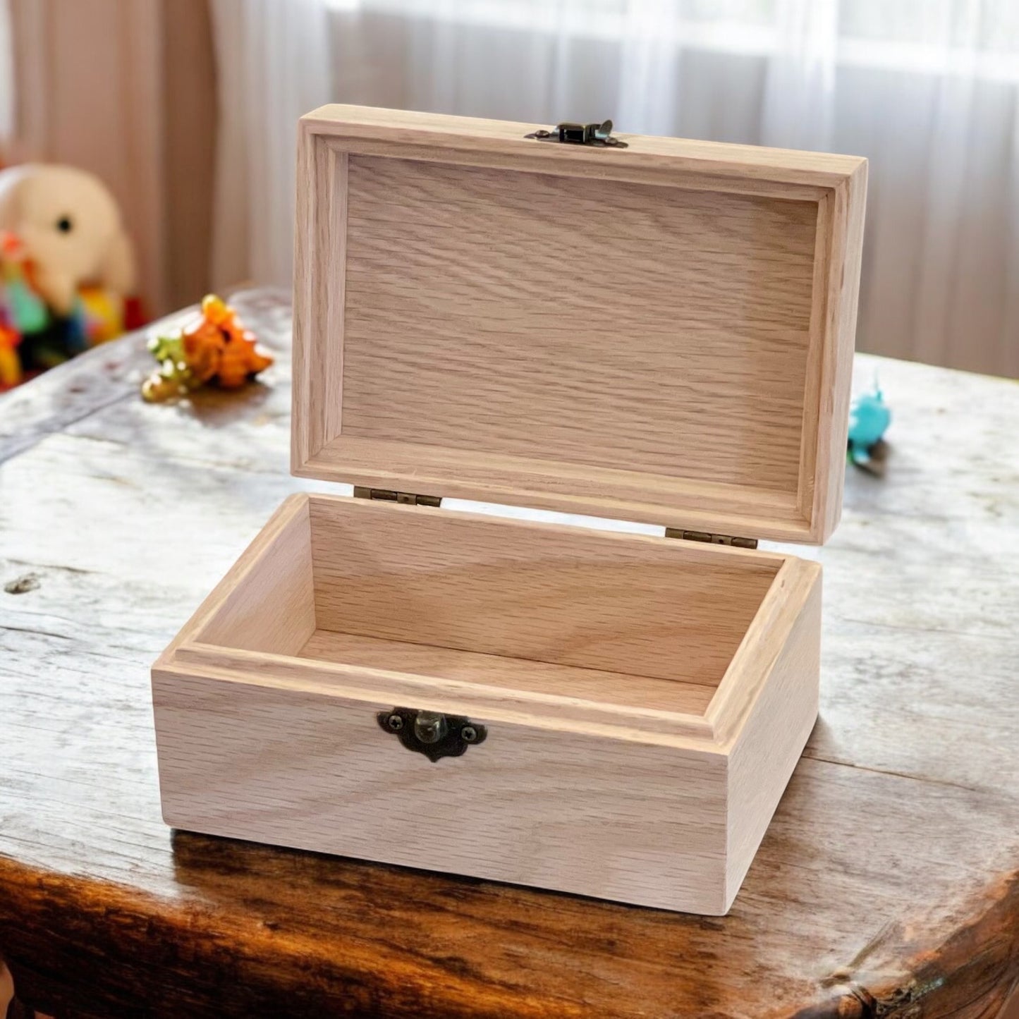 Small Wood Box with Lid Unfinished Small Wood Box Mini Keepsake Box Jewelry Box Small Trinket Box Personalized Gift Box Small Jewelry Box