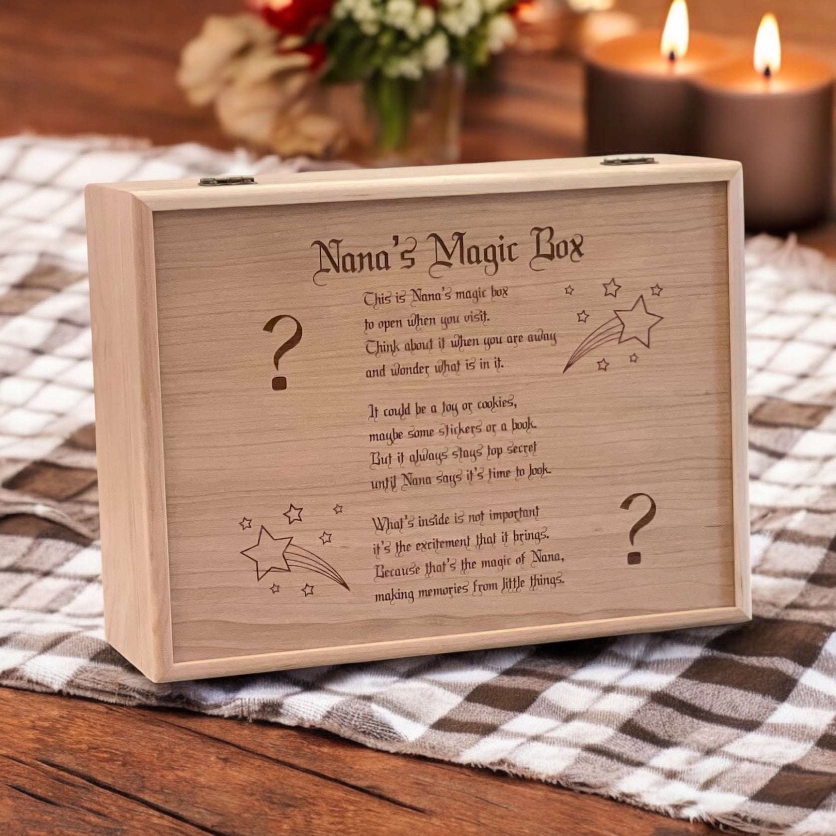 Personalized wooden box, Baby keepsake box with custom quote, Custom engraved memory online box, Birthday gift box