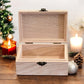 Small Wood Box with Lid Unfinished Small Wood Box Mini Keepsake Box Jewelry Box Small Trinket Box Personalized Gift Box Small Jewelry Box