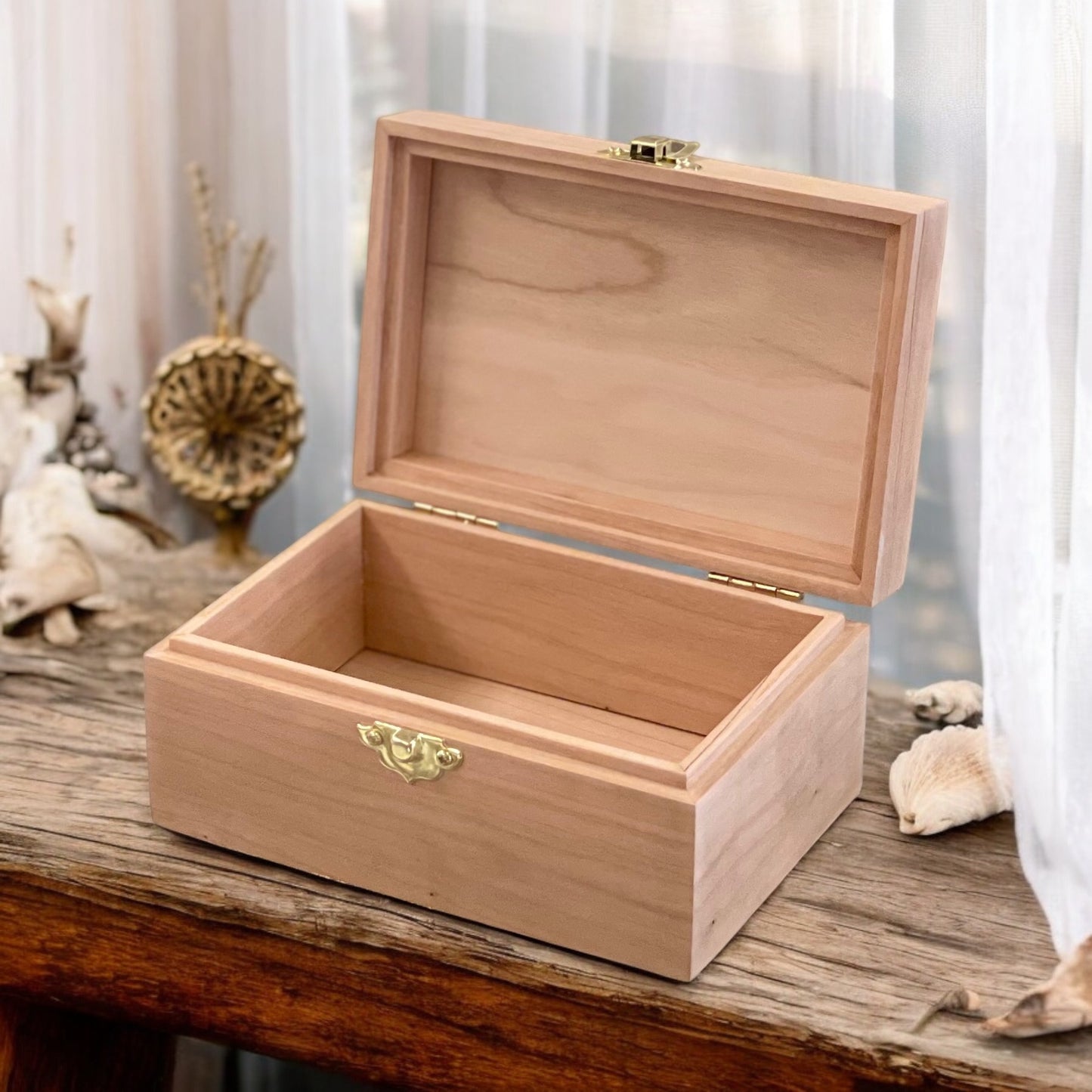 Small Wood Box Unfinished Small Wood Box with Lid Mini Keepsake Box Jewelry Box Small Trinket Box Personalized Gift Box Small Jewelry Box