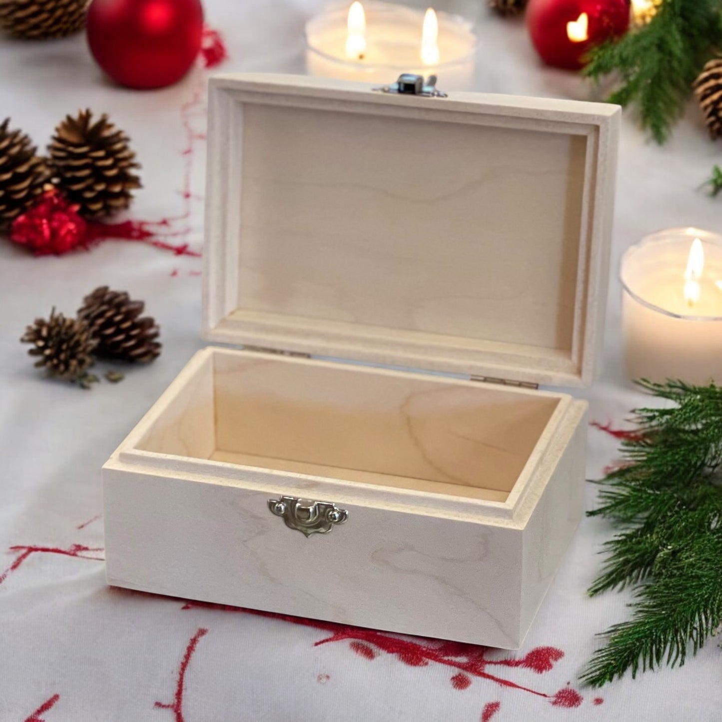 Small Trinket Box Personalized Gift Box Small Wood Box with Lid Unfinished Small Wood Box Mini Keepsake Box Jewelry Box Small Jewelry Box