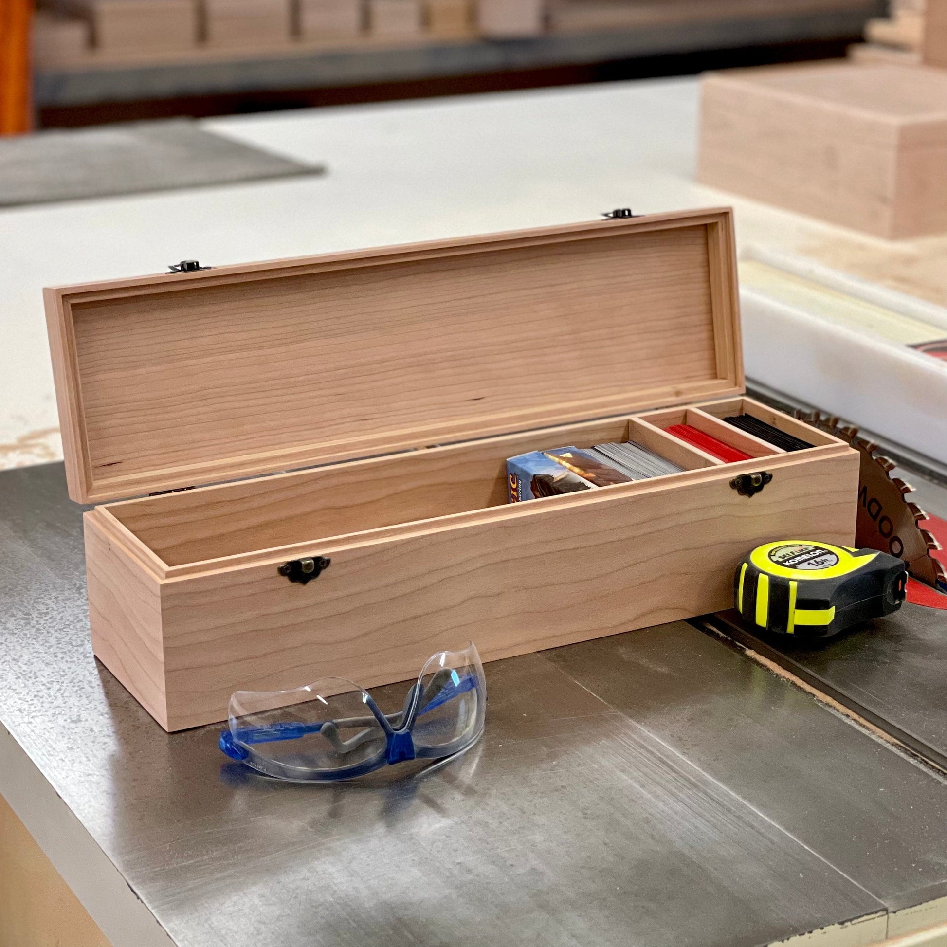 Extra Large Wood Box with Lid, The Designcraft Studio