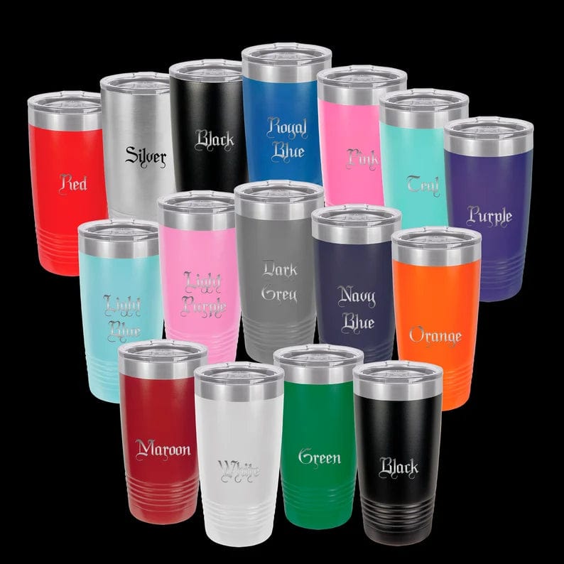 Maroon Personalized Tumbler