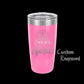 The Designcraft Studio Mugs Pink Tis the Season to Sparkle Travel Mug, Stainless Steel, Powder Coated, Gifts for Her, Christmas Mug, Polar Camel, Engraved, Coffee Mug