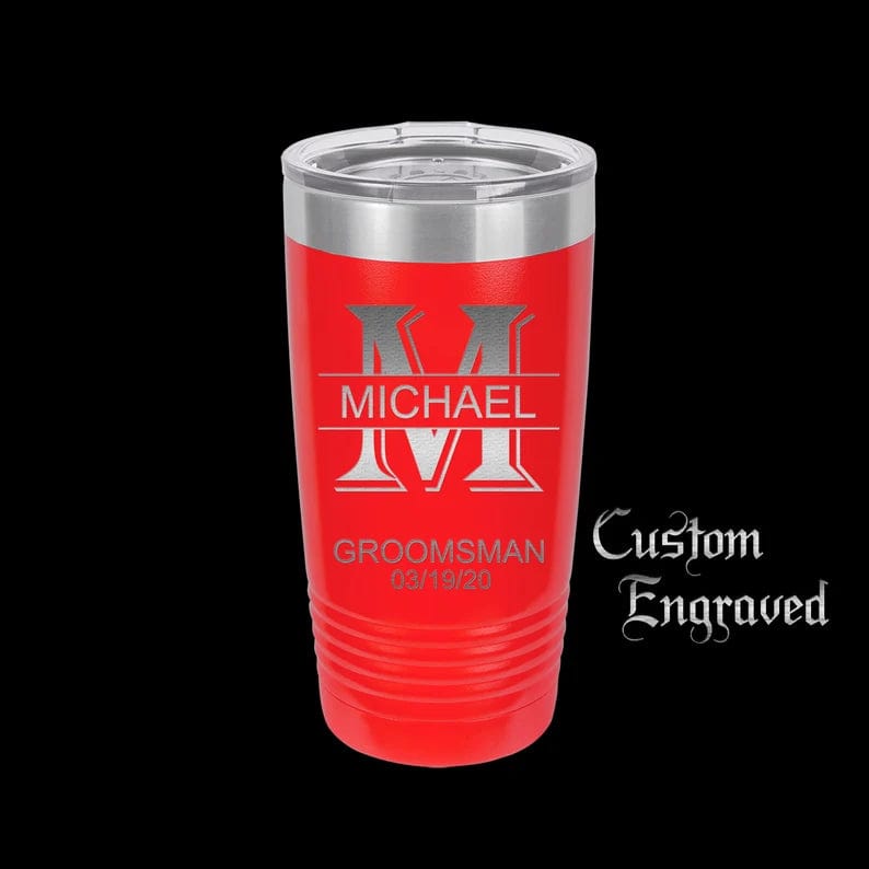 Personalized Tumbler, 12 OZ Tumbler, Custom Tumbler, Stainless Steel Mug,  Laser Engraved Tumbler, Monogram Tumbler, Travel Mug, Insulated