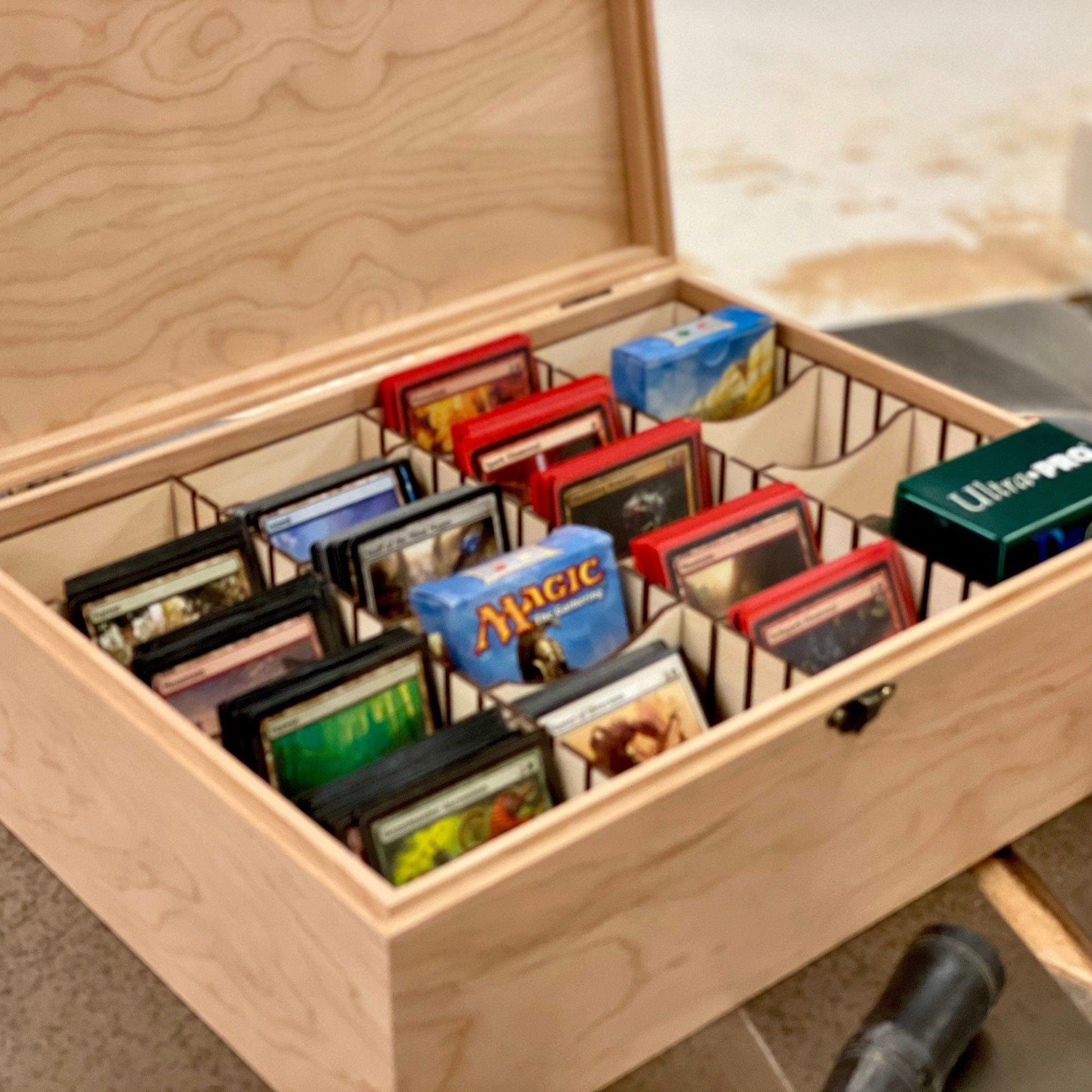 Magic the Gathering MTG Wooden Deck Box 