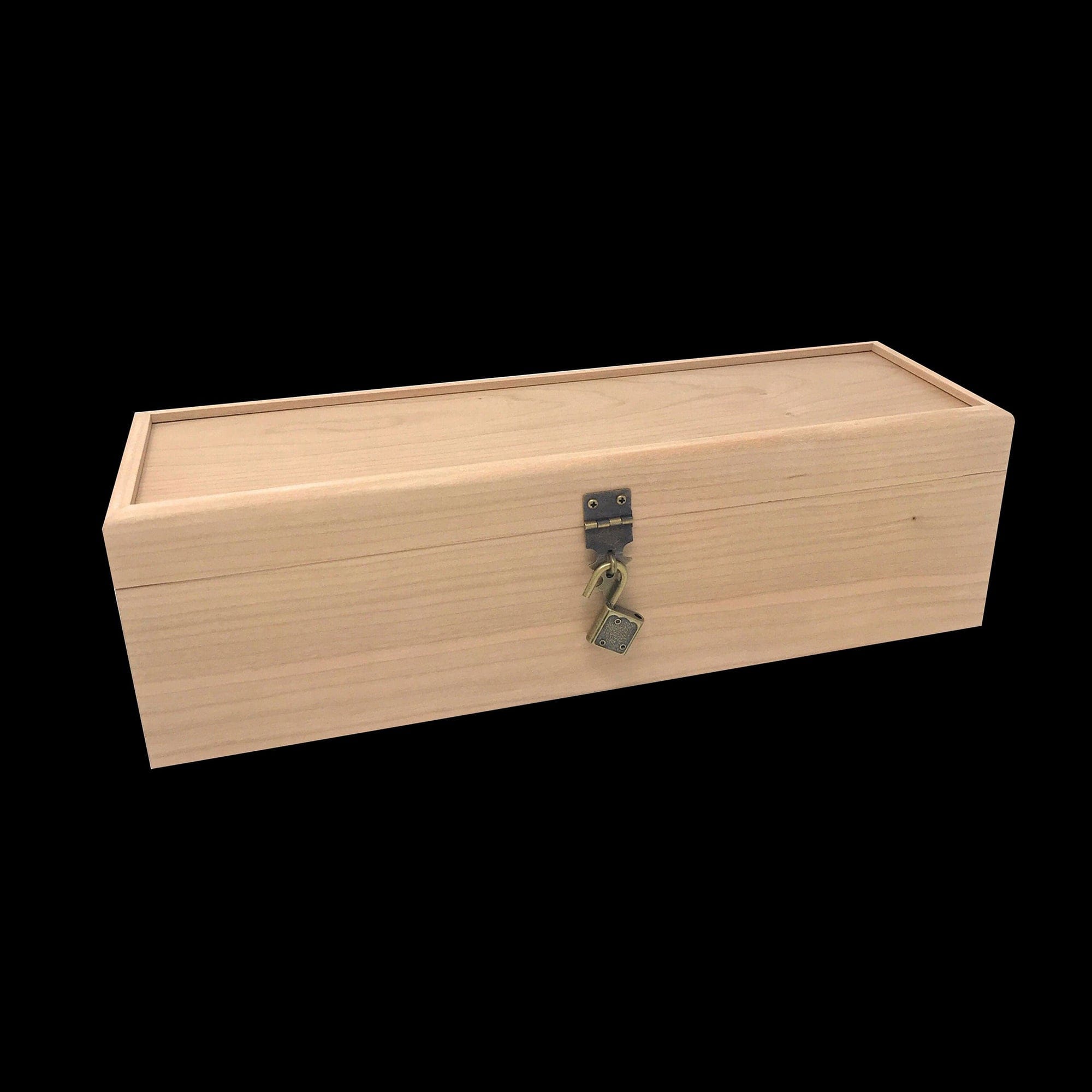 Personalized wooden box clearance with lock