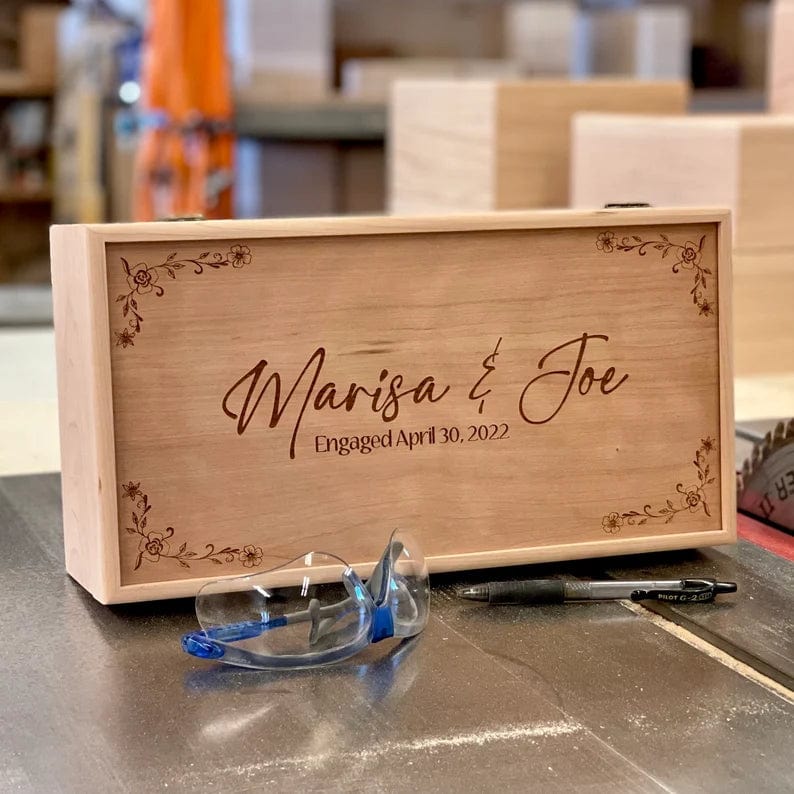 Wedding Wine Gift Box for Couples