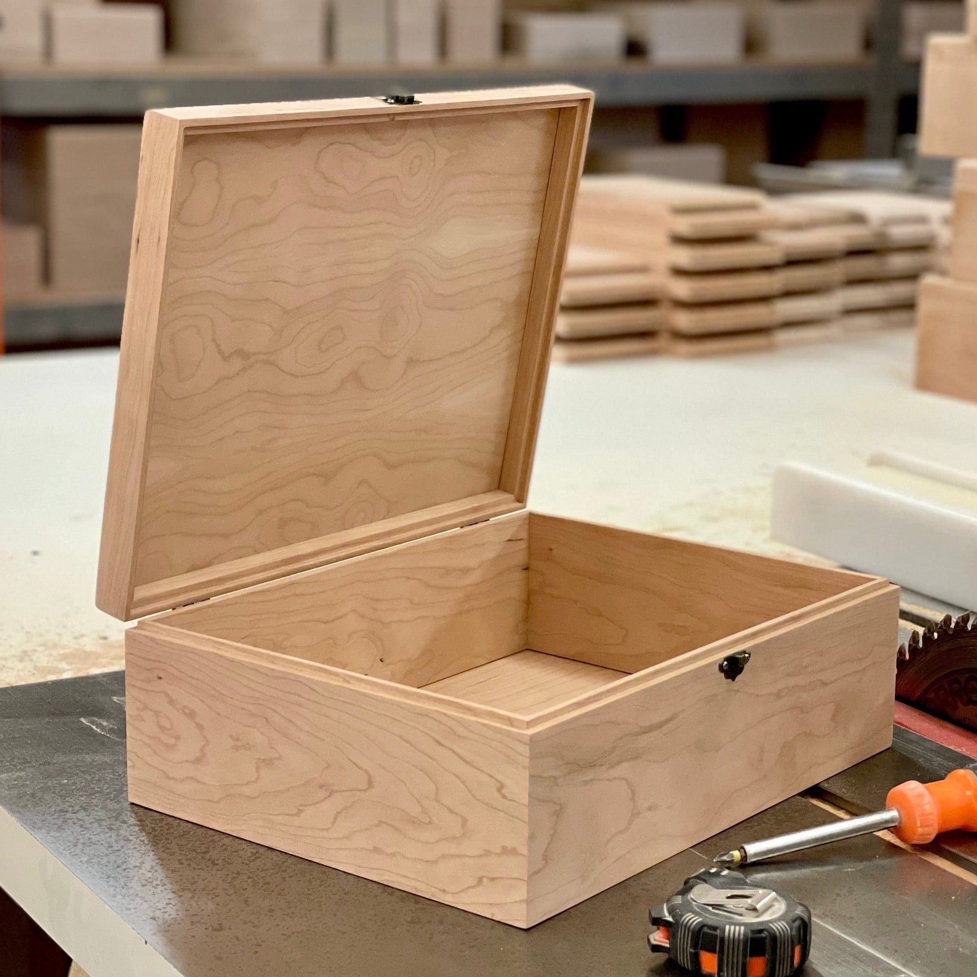 Larger Hardwood Custom Wooden Boxes